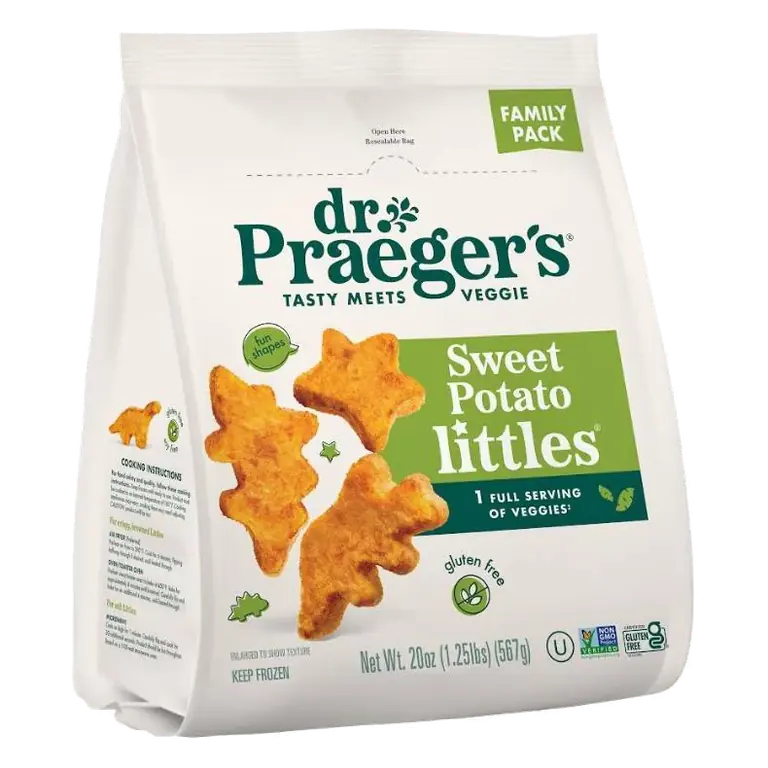 Dr. Praeger's Frozen Gluten Free Family Size Sweet Potato Littles, 20oz