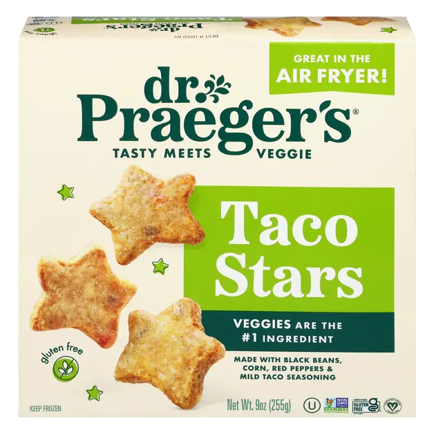 Gluten Free Taco Stars Snack Frozen