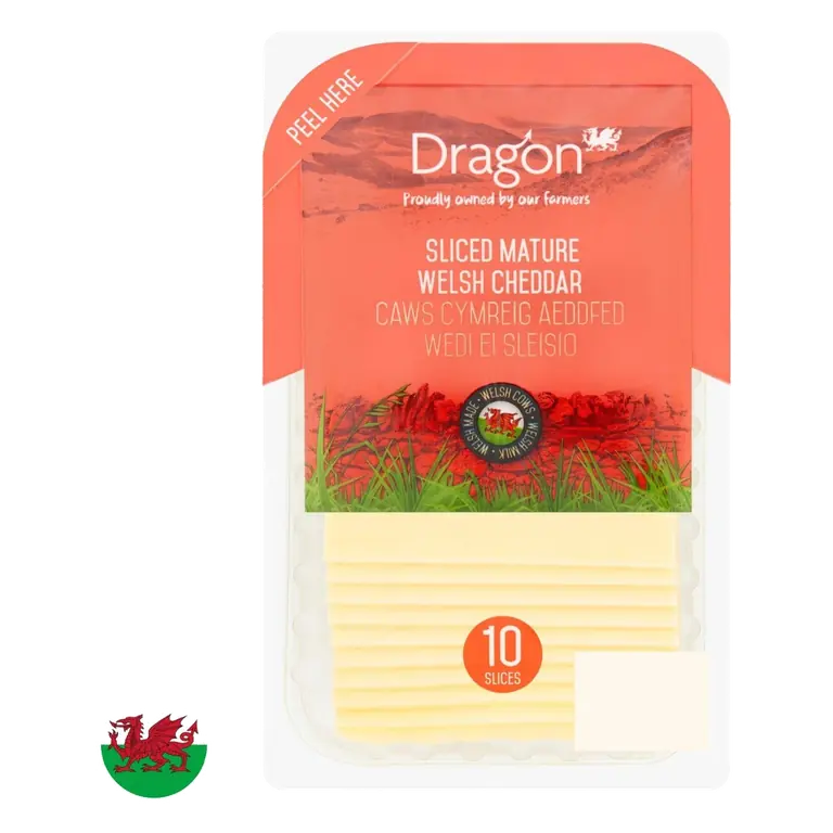 Sliced Mature Welsh Cheddar 200g