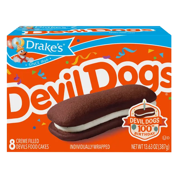 Devil Dogs Snack Cakes - 8 ct