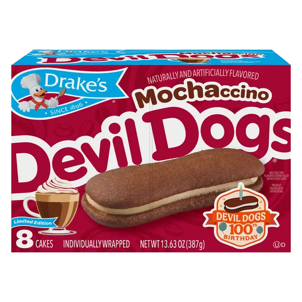 Mochaccino Devil Dogs Snack Cakes - 8 ct
