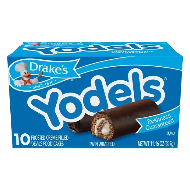Yodels Snack Cakes Rolls - 10 ct