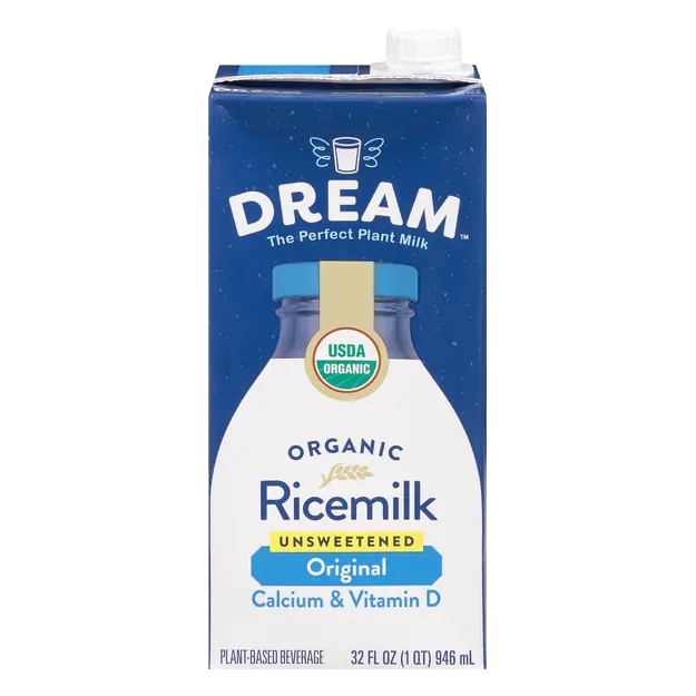 Organic Unsweetened Original Ricemilk Beverage w/Calcium & Vitamin D