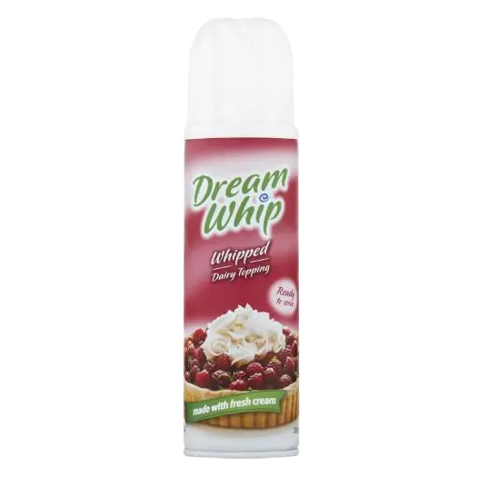 Whipped Dairy Topping Cream