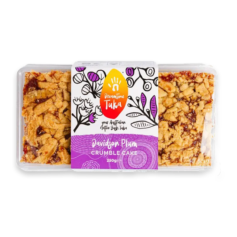 Davidson Plum Crumble Slice