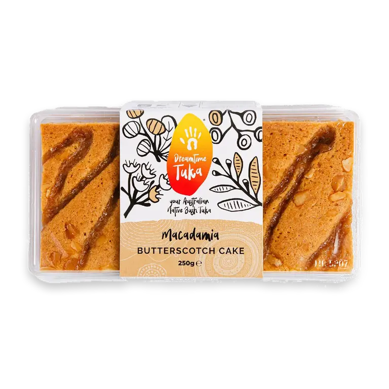 Macadamia Butterscotch Slice