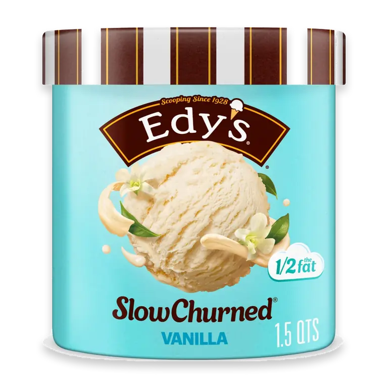 Edy’s/Dreyer’s Slow Churned Classic Vanilla Light Ice Cream, 1.5 Qt