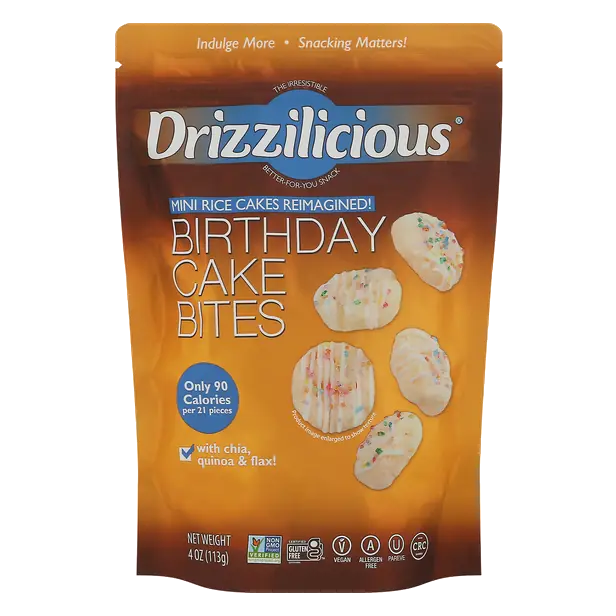 Birthday Cake Bites Mini Rice Cakes