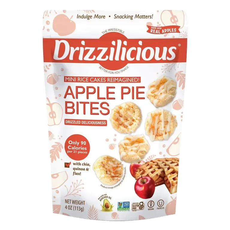 Drizzilicious Apple Pie Rice Cake, 4oz