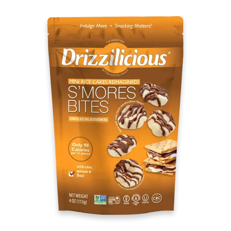 Mini Rice Cakes-S'more Drizzled