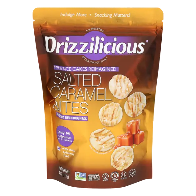 Salted Caramel Bites Mini Rice Cakes