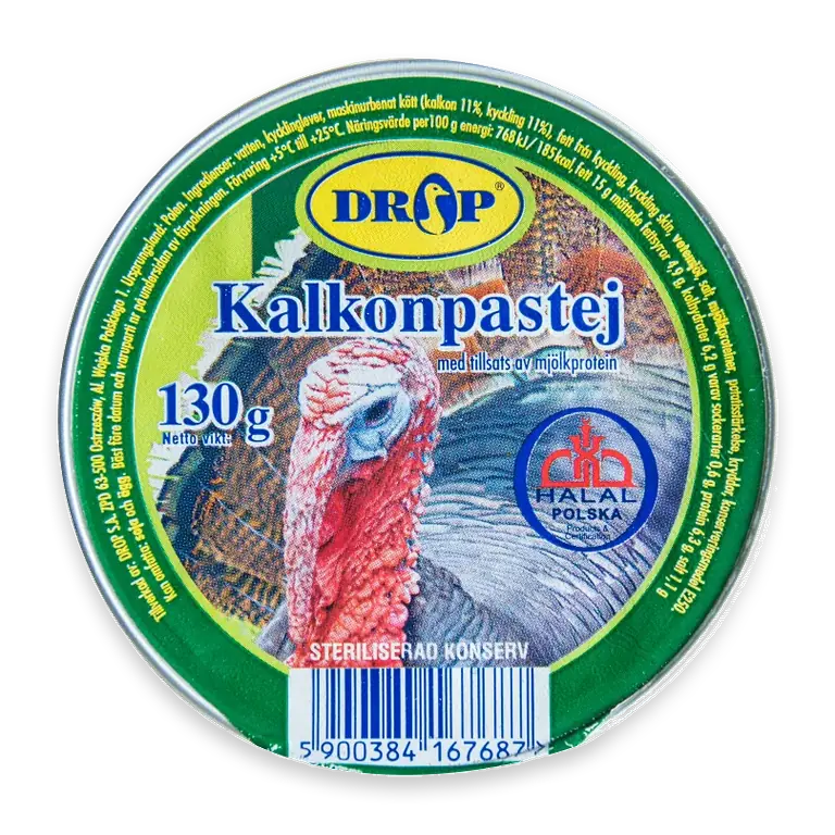 Kalkonpaté Halal 130g