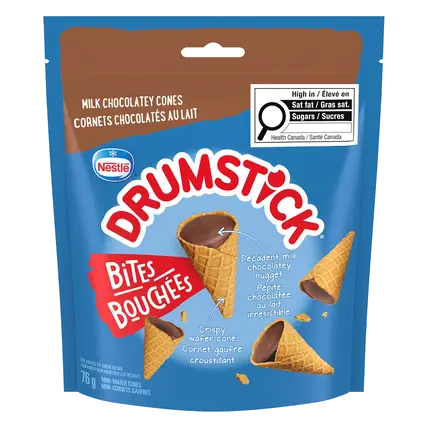 Chocolate Bites Milk Chocolatey Cones 76 g
