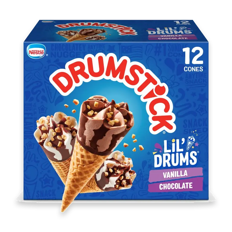 Vanilla and Chocolate Mini Sundae Cones, 12 Count