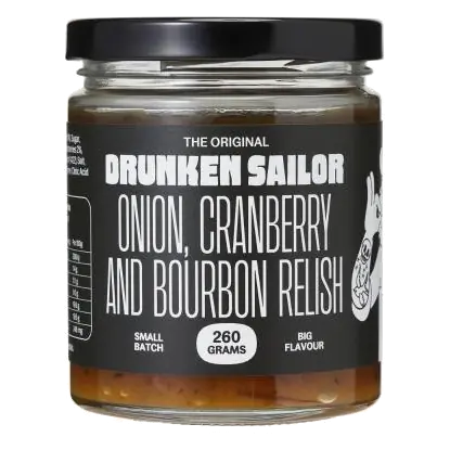 Onion Cranberry & Bourbon Relish