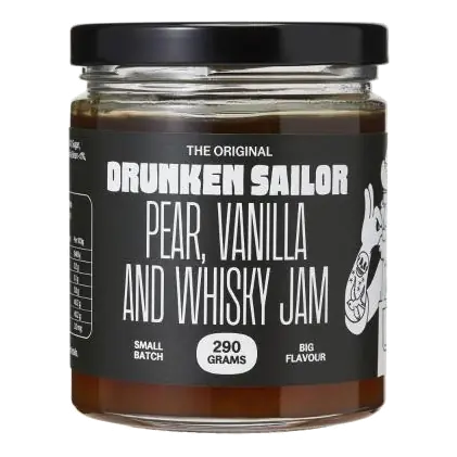 Pear Vanilla Whisky Jam