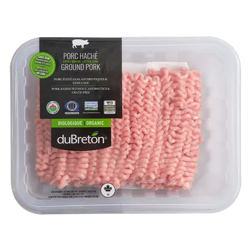Organic Ground Pork Extra Lean Vacuum Pack 454 g