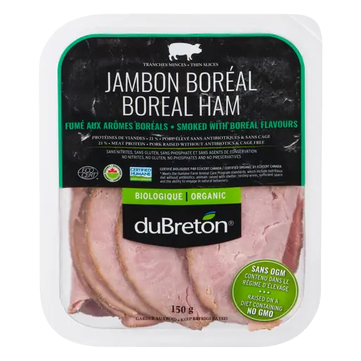 Organic Smoked Boreal Ham 150 g