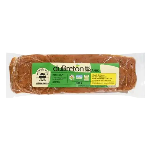 Organic Pork Boneless Loin Filet Brazilian BBQ 525 g
