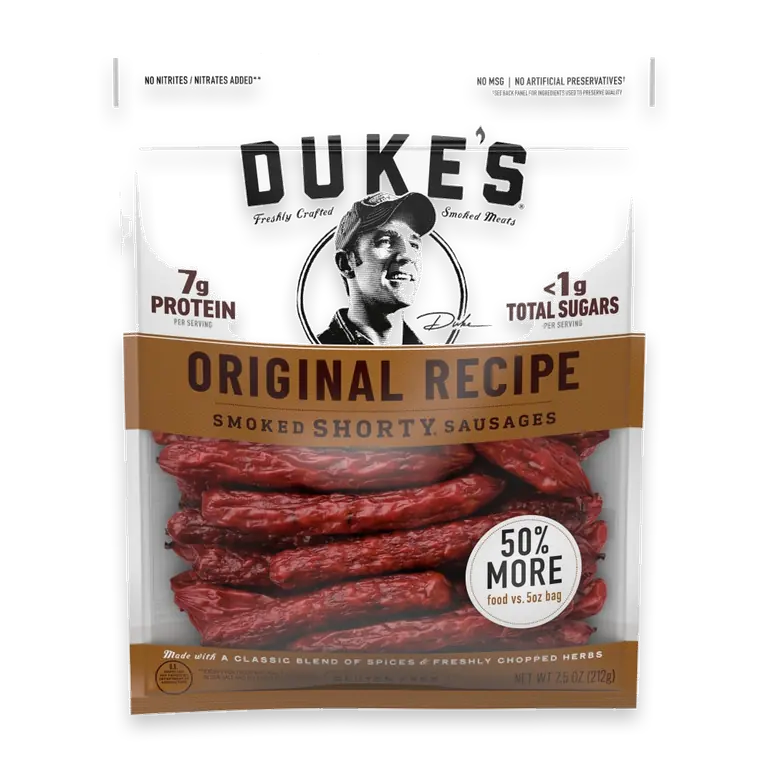 Original Recipe Smoked Shorty Sausages, Keto Friendly, Gluten Free
