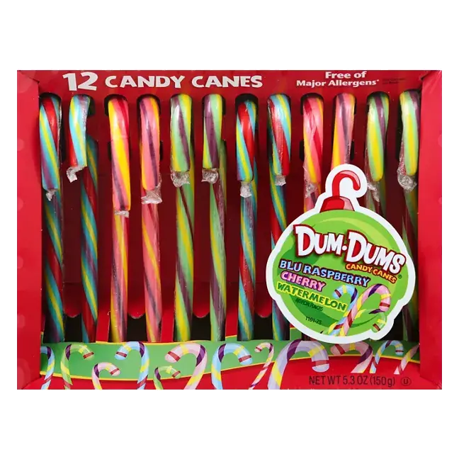 Candy Canes, Blu Raspberry, Cherry, Watermelon