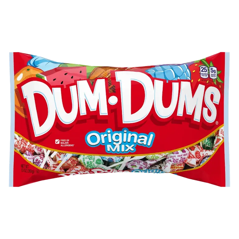 Dum Dums Original Mix Lollipops Candy – 13oz