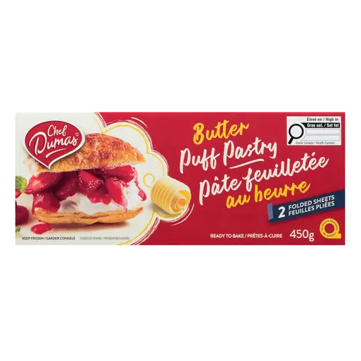 Butter Puff Pastry Sheet 450 g (frozen)