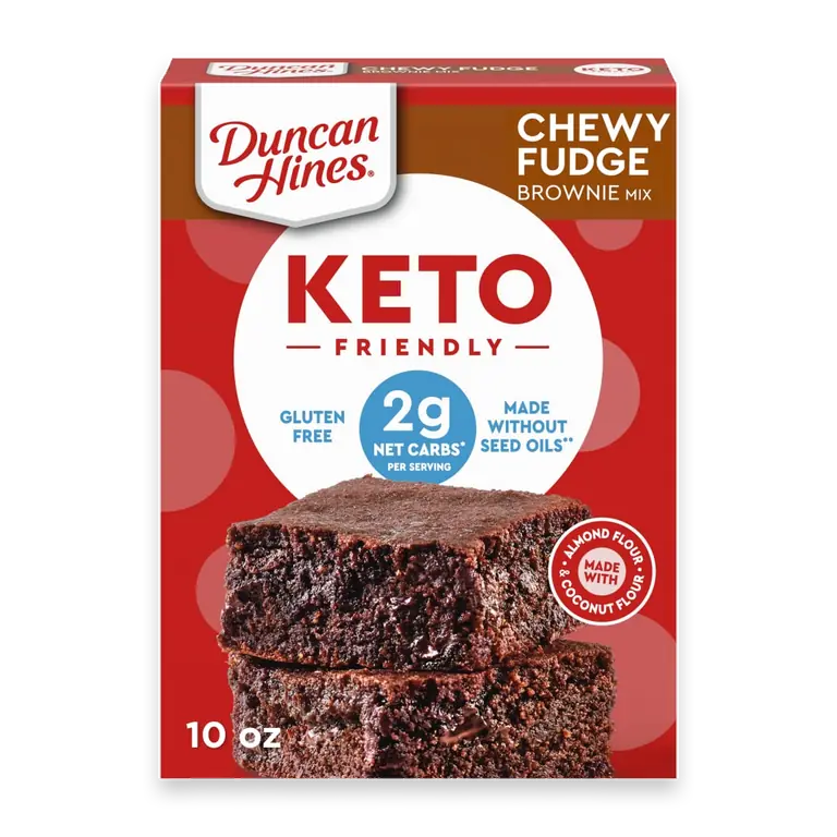 Keto Friendly Chewy Fudge Brownie Mix, Gluten Free