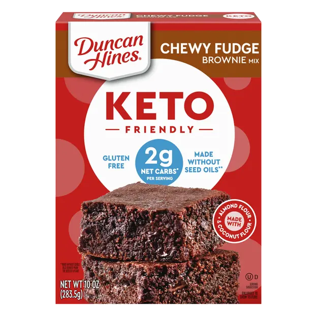 Keto Friendly Gluten Free Chewy Fudge Brownie Mix