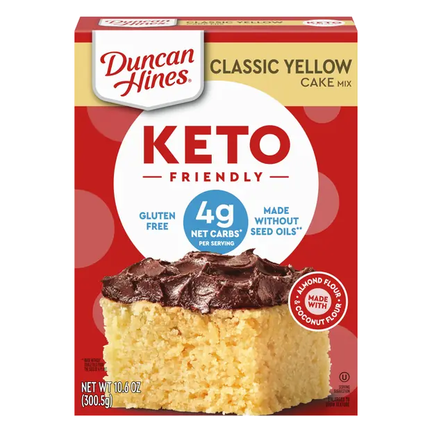 Keto Friendly Gluten Free Classic Yellow Cake Mix