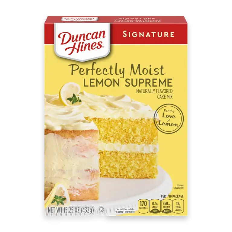 Signature Perfectly Moist Lemon Supreme Cake Mix