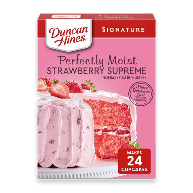 Signature Perfectly Moist Strawberry Supreme Cake Mix