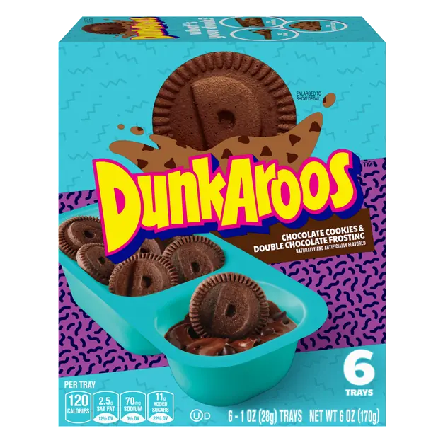 Chocolate Cookies & Double Chocolate Frosting Packs - 6 ct