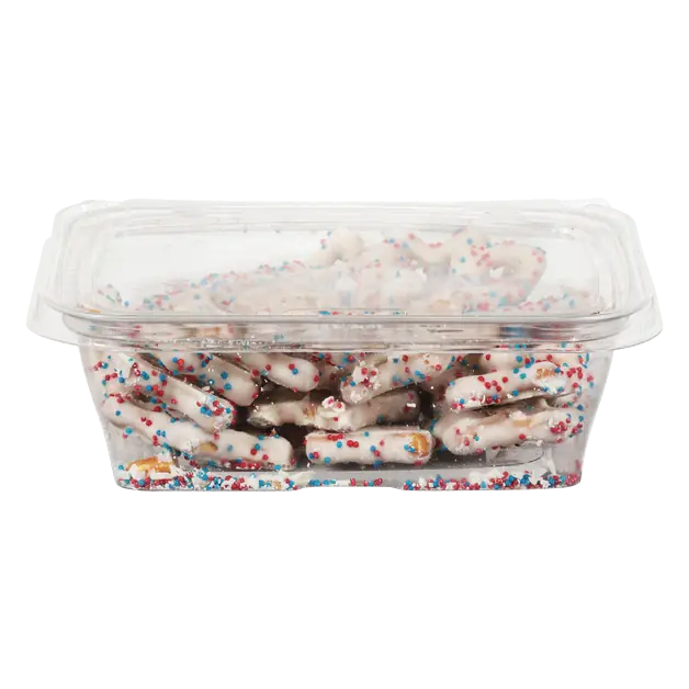 Patriotic Star White Chocolate Covered Pretzels