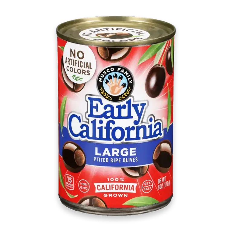 Large Pitted Ripe Black Olives