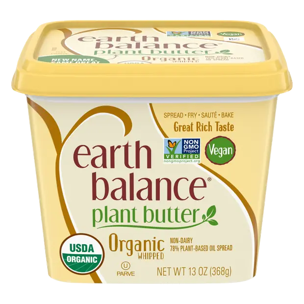 Organic Vegan Whipped Vegetable Oil Plant Butter Spread