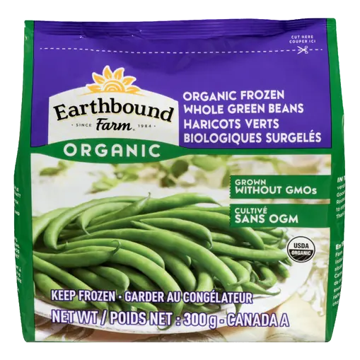 Organic Frozen Whole Green Beans 300 g