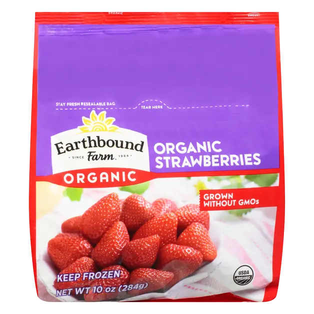 Organic Strawberries Frozen