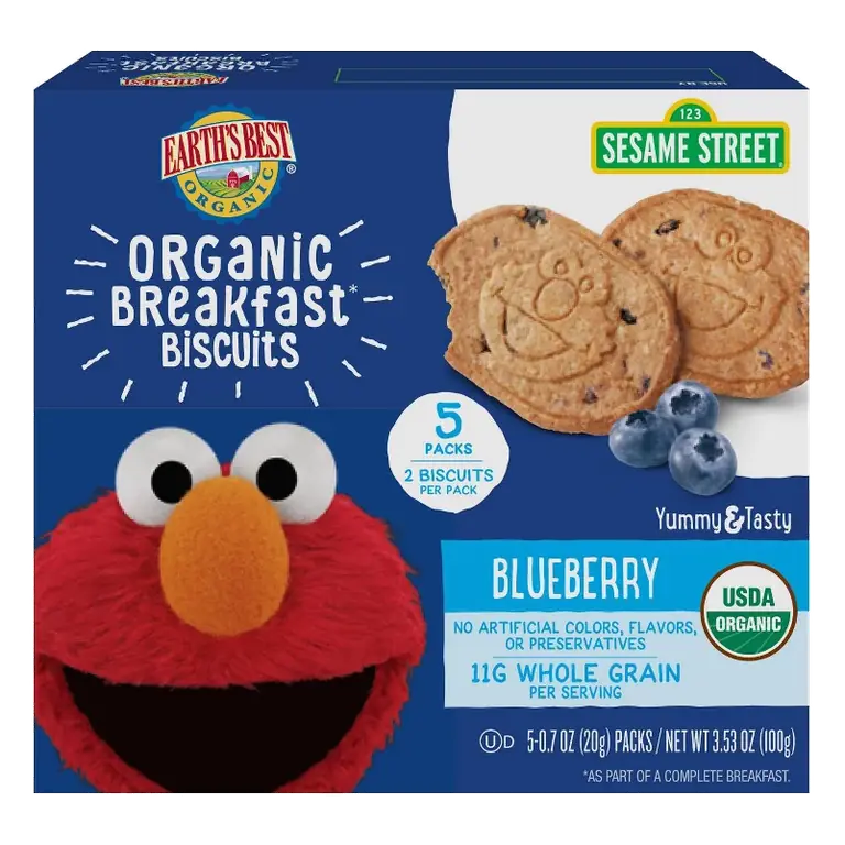 Blueberry Organic Breakfast Biscuits