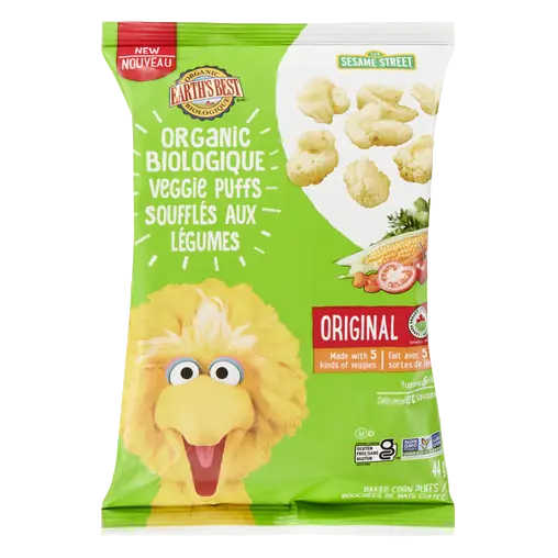 Organic Garden Veggie Puffs Original 44 g