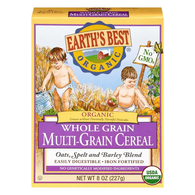 Organic Iron Fortified Whole Grain Multigrain Baby Cereal