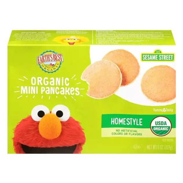 Organic Pancakes, Mini, Homestyle