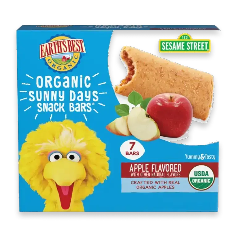 Organic Sunny Days Snack Bars, 2+ Years Up, Apple & Other Natural Flavors