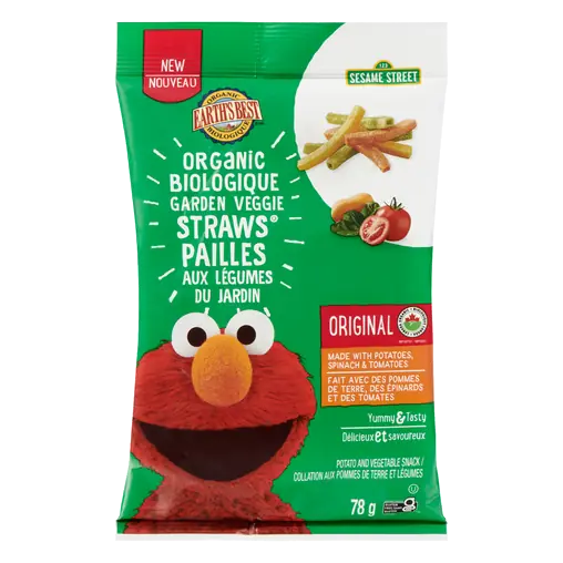Organic Veggie Straws Chips Original 78 g