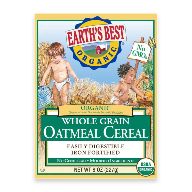 Organic Whole Grain Oatmeal Baby Cereal