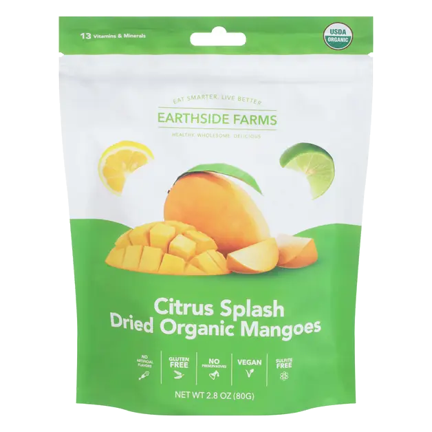 Organic Dried Citrus Splash Mangoes