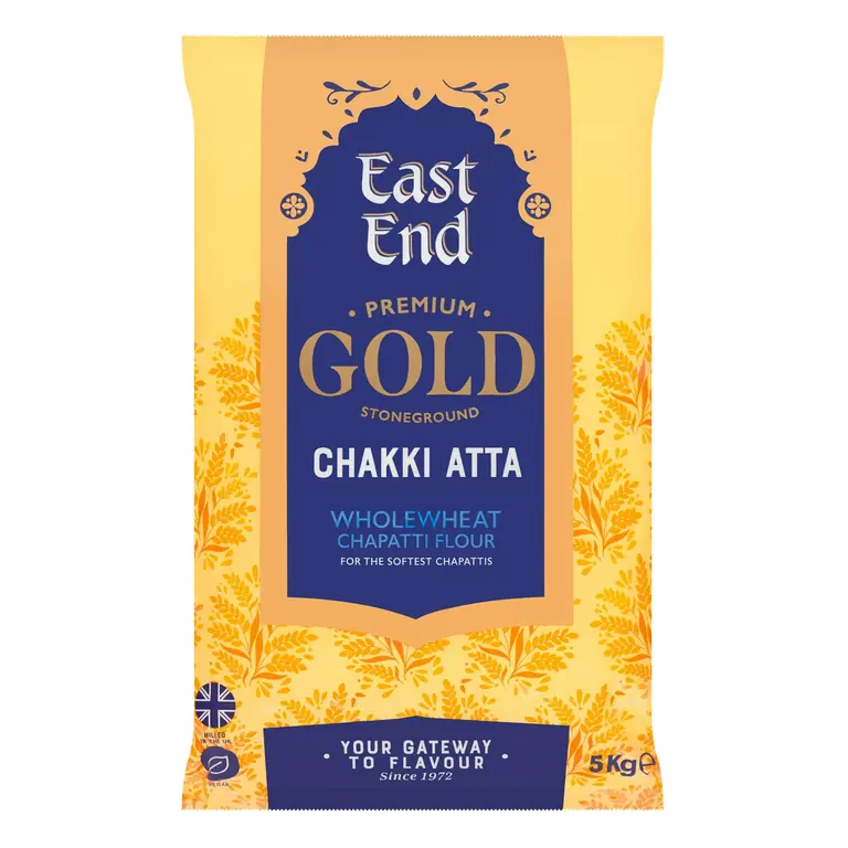 Premium Gold Chakki Stoneground Wholewheat Chapatti Atta 5kg