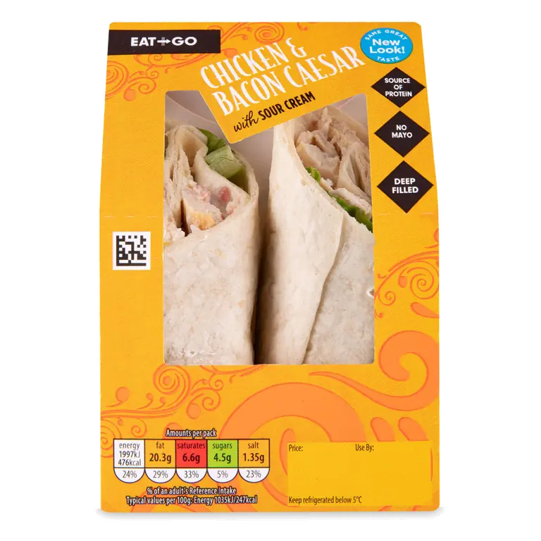 Chicken & Bacon Caesar Wrap