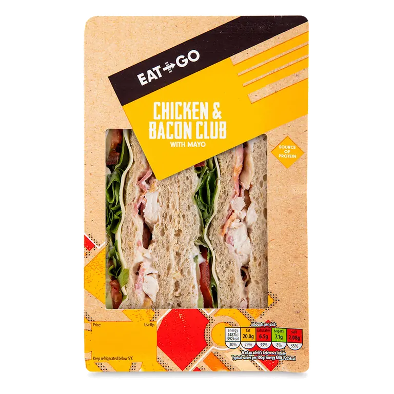 Chicken & Bacon Club with Mayo Sandwich