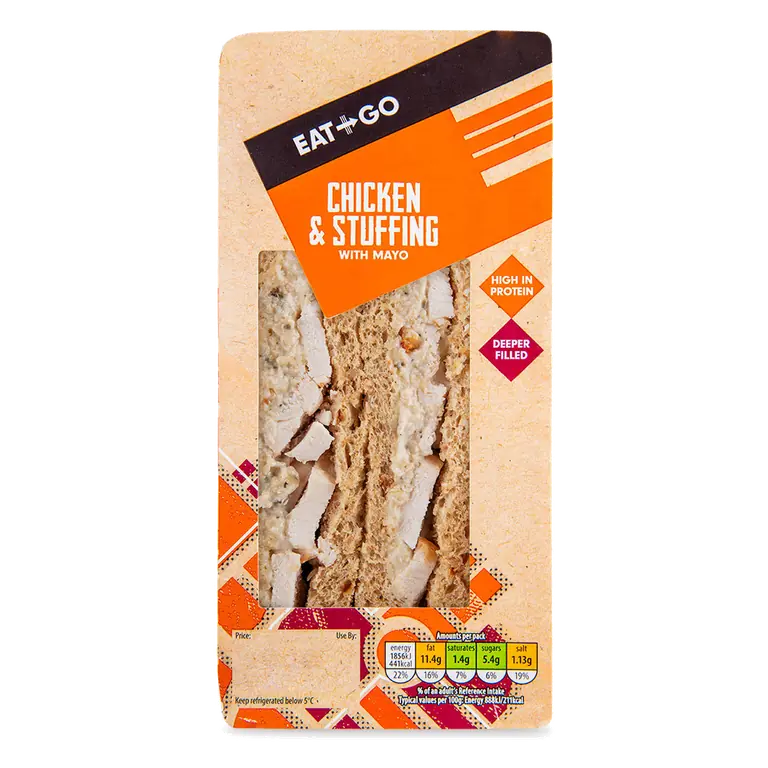 Chicken & Stuffing Deeper Fill Sandwich